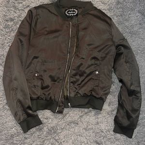 Ambiance Olive Green Puffer Jacket